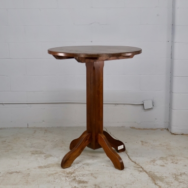 TB672 SOLID OAK BAR TABLE