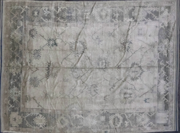 CR8388 VINTAGE TURKISH OUSHAK RUG 8' X 11'