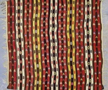 KL2259 VINTAGE KURDISH KILIM RUG 6'9