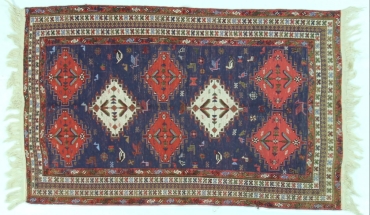 SK061 VINTAGE KILIM 3.9x6.1