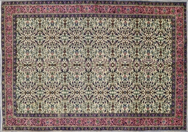 CR8601 VINTAGE 1950s TURKISH KAYSERI RUG 5'1