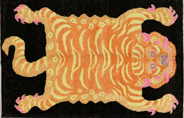 CR8470 NEW TIGER RUG 4'10