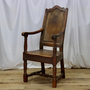 CHR133 RUSTIC WOODEN ARMCHAIR