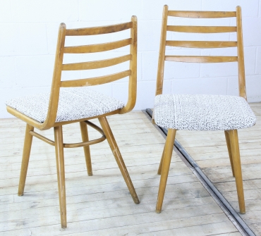 CHR207A REUPHOLSTERED FRENCH CHAIR