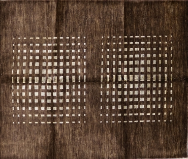 CR3531 VINTAGE 1990s PAKISTANI PESHAWAR RUG 6'9