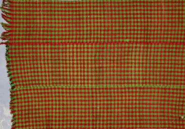 T1877 VINTAGE TURKISH SOFRA KILIM RUG 4'9