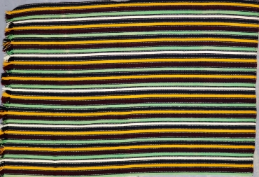 T1844 VINTAGE TURKISH SOFRA KILIM RUG 4'4