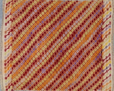 SK510 VINTAGE TURKISH CICIM KILIM RUG 3'11