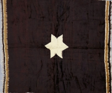 CR8504 VINTAGE 1980s TURKISH SIIRT RUG 4'8