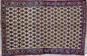 CR8108 VINTAGE 1960s PERSIAN RUG 4'3