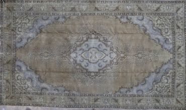 SOD8247 RECLAIMED VINTAGE 1990s PERSIAN RUG 9'4