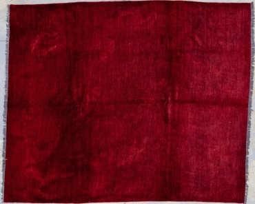 TH168 VINTAGE 1990s AFGHAN RUG 8' X 9'8