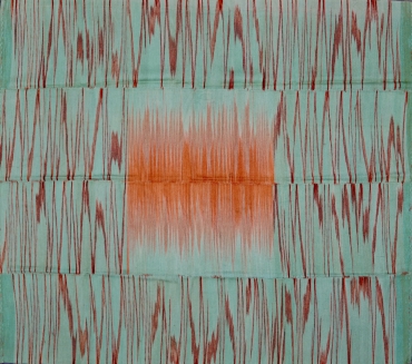 KL2969 VINTAGE TURKISH CROSS-LOOM KILIM RUG 9'2