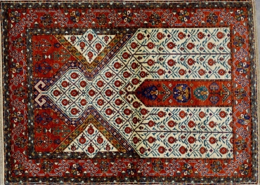 CR8059 NEW PAKISTANI CAUCASIAN RUG 3'10