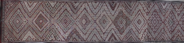 KL5456 VINTAGE 1990s MOROCCAN BERBER RUNNER 3'8