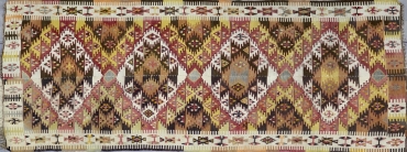 KR8330 VINTAGE 1970s KURDISH MALATYA KILIM RUG 3'8