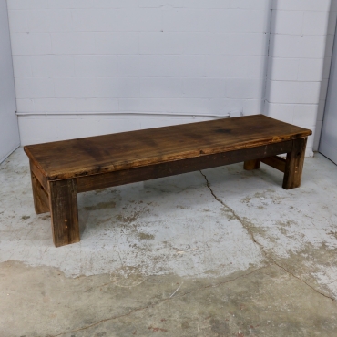 TB091 REPURPOSED WOOD BENCH