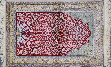 CR5601 VINTAGE TURKISH KAYSERI RUG 3'9