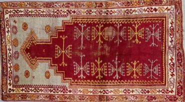 CR5365 ANTIQUE TURKISH KIRSEHIR RUG 3' X 5'3