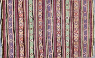 TK346 VINTAGE TURKISH SIVAS CICIM KILIM RUG 5'8