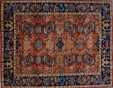 CR8322 NEW PAKISTANI PERSIAN DESIGN RUG 9' X 11'6