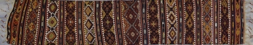 KR148 VINTAGE 1970s KURDISH MALATYA KILIM RUNNER 2'3