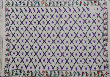 CR8492 VINTAGE 1950s ARMENIAN KILIM RUG 5'1