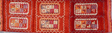 CR8480 VINTAGE 1960s KURDISH HERKI RUNNER 3'1