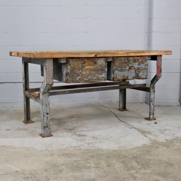 TB180 TWO-DRAWER GREY WORKBENCH