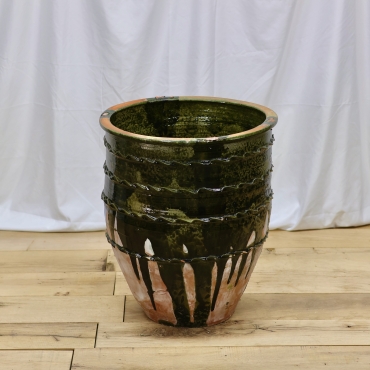 GAR340 TURKISH GLAZED LARGE MOUTH POTTERY