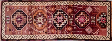 CR8586 VINTAGE 1970s KURDISH HERKI RUNNER 3'3